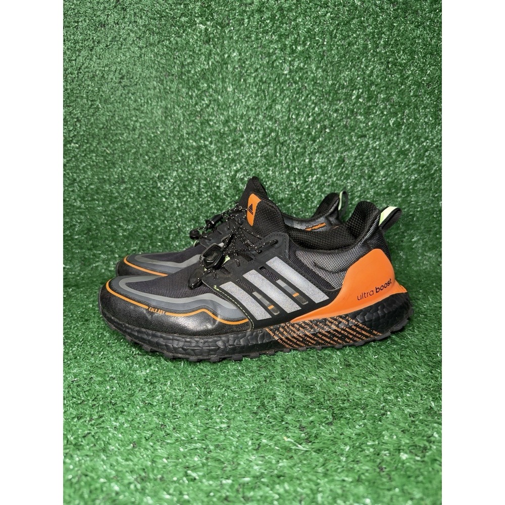 Adidas Ultraboost C.RDY DNA Black Orange Running Sneakers G54860 Mens Size 7.5 - Picture 4 of 9